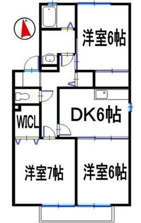 ひめじ別所駅 徒歩6分 2階の物件間取画像